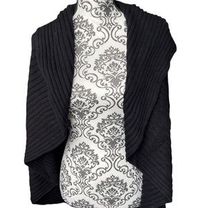 Alfani - Black cowl neck sweater, thick and warm, size L